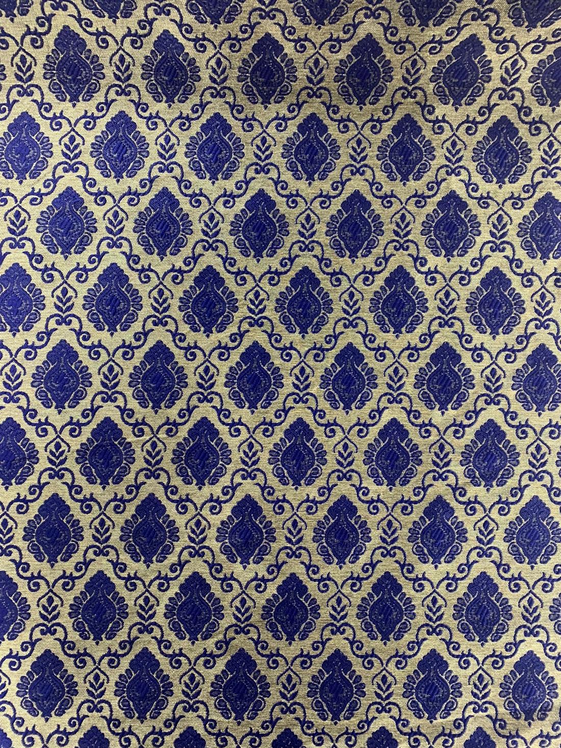 Navy & Gold Brocades