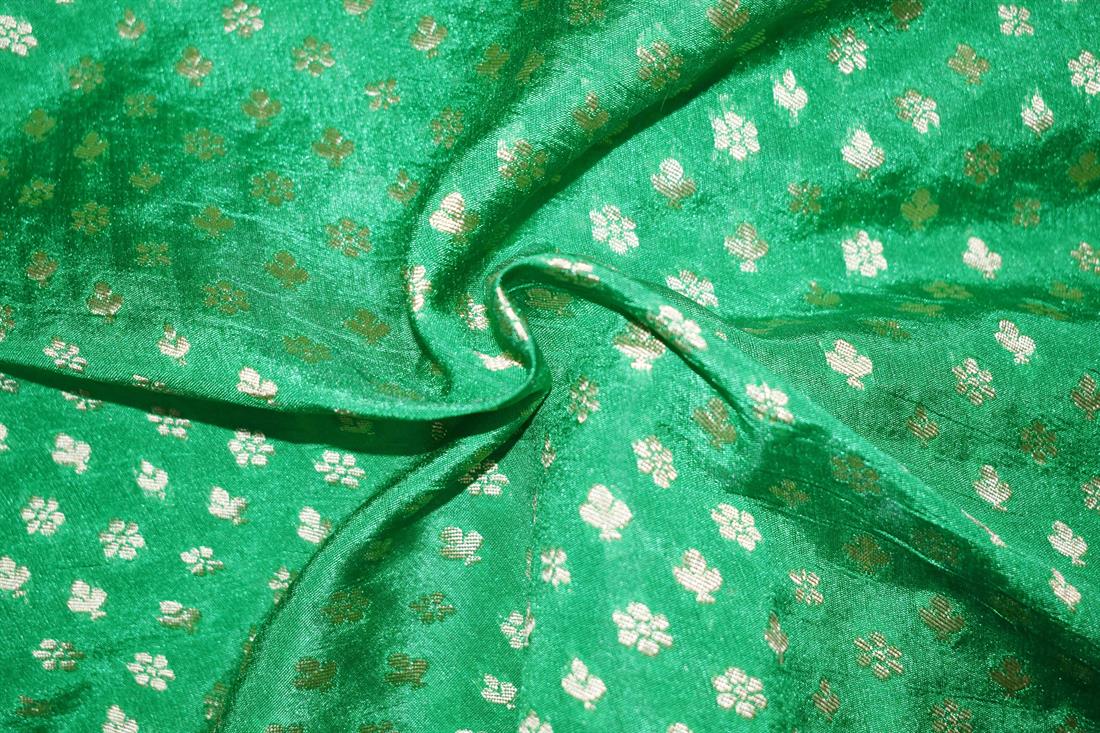 Green Brocades