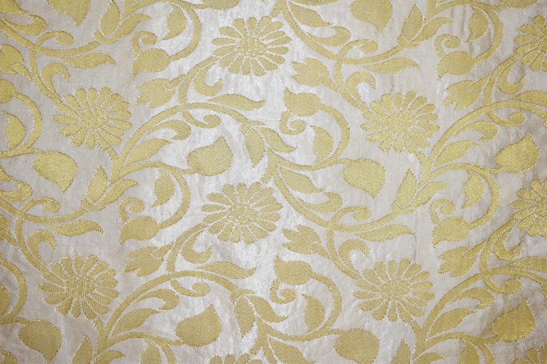 Beige & Gold Brocades