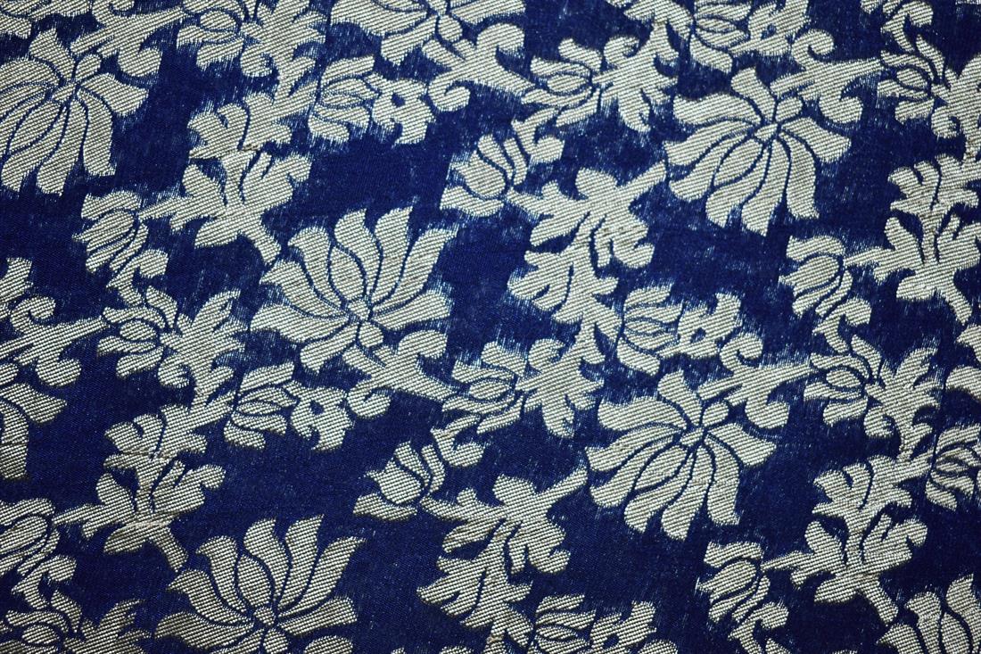 Navy Brocades