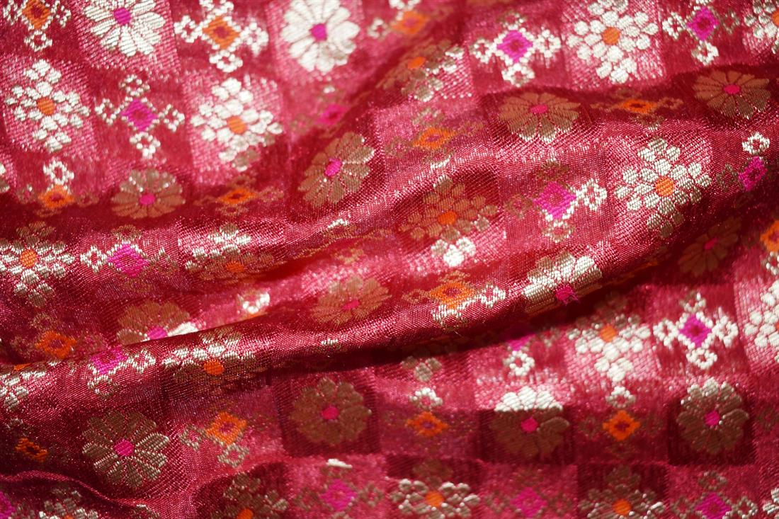 Maroon Brocades
