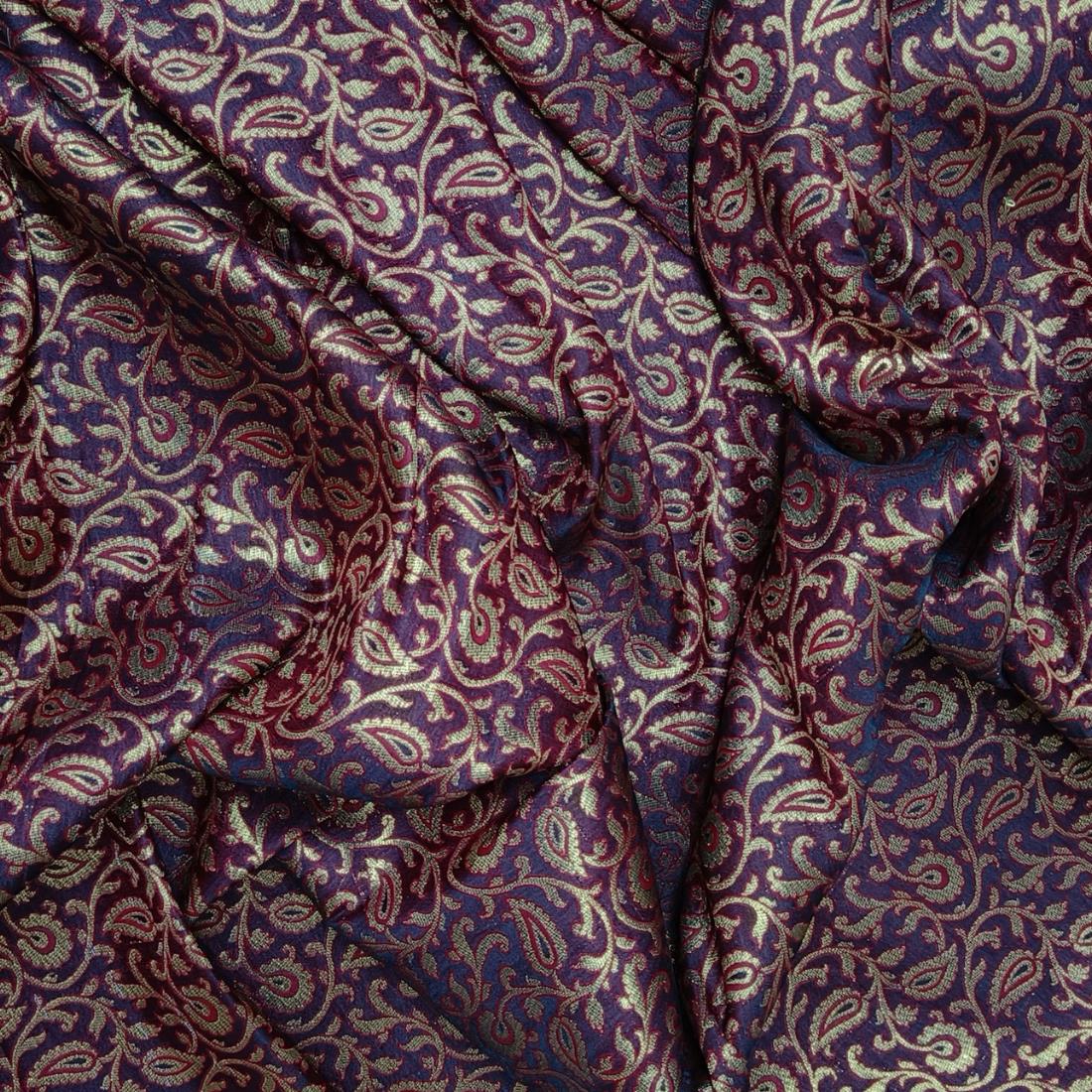 Maroon Brocades