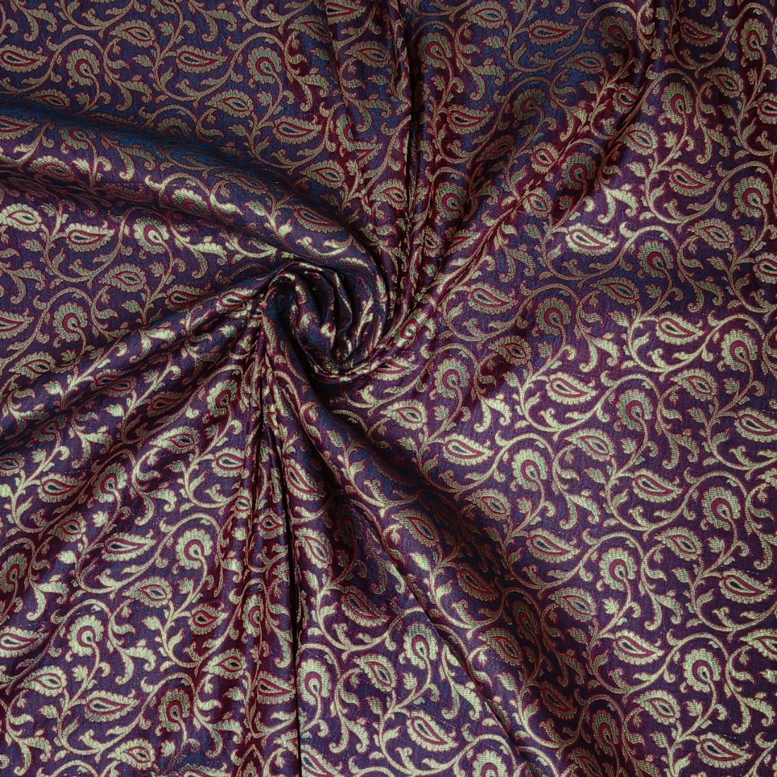 Maroon Brocades