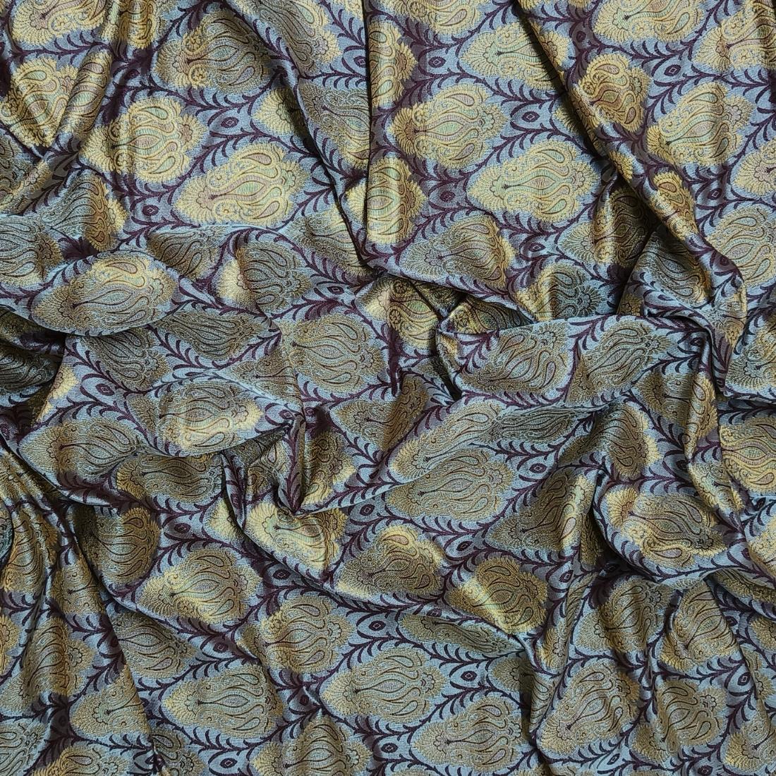 Maroon Brocades