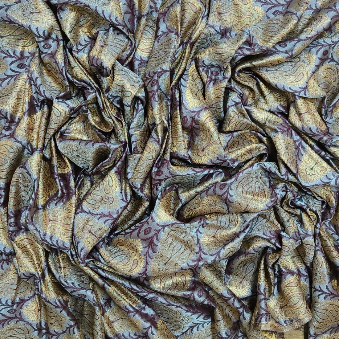 Maroon Brocades