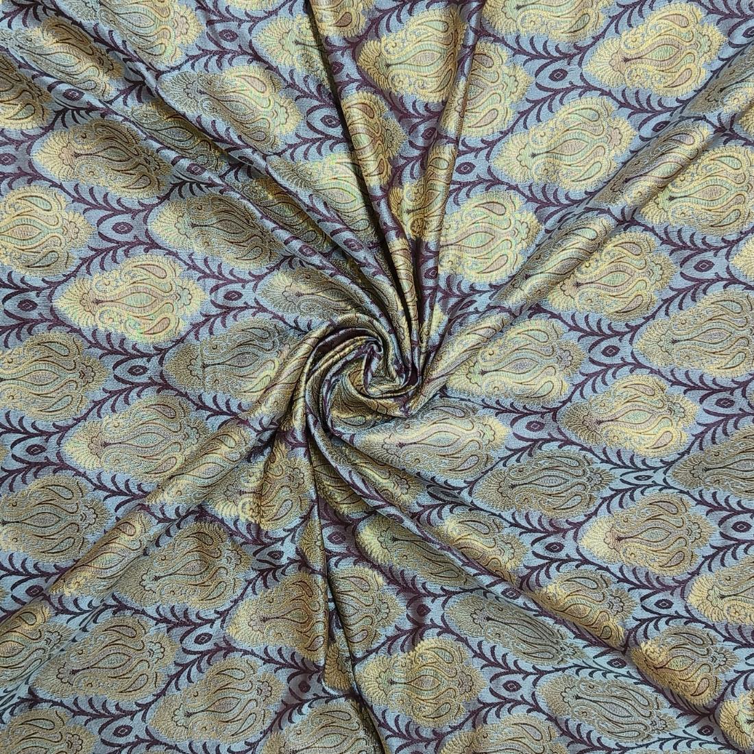 Maroon Brocades
