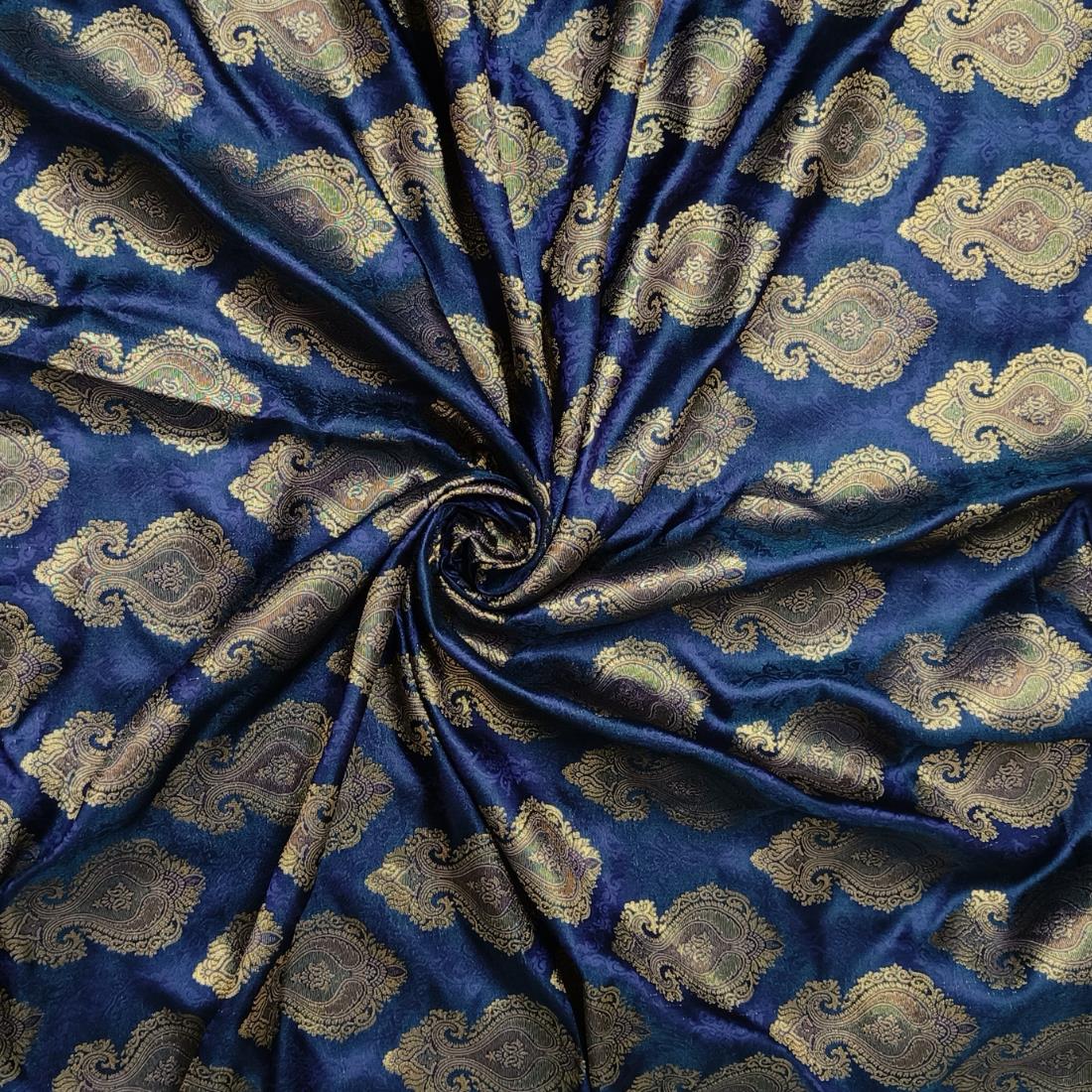Dark Purple Brocades