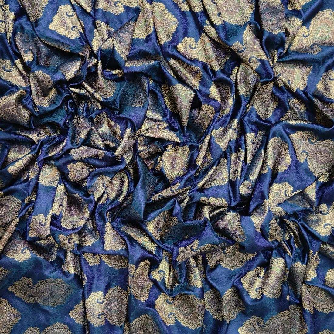Dark Purple Brocades