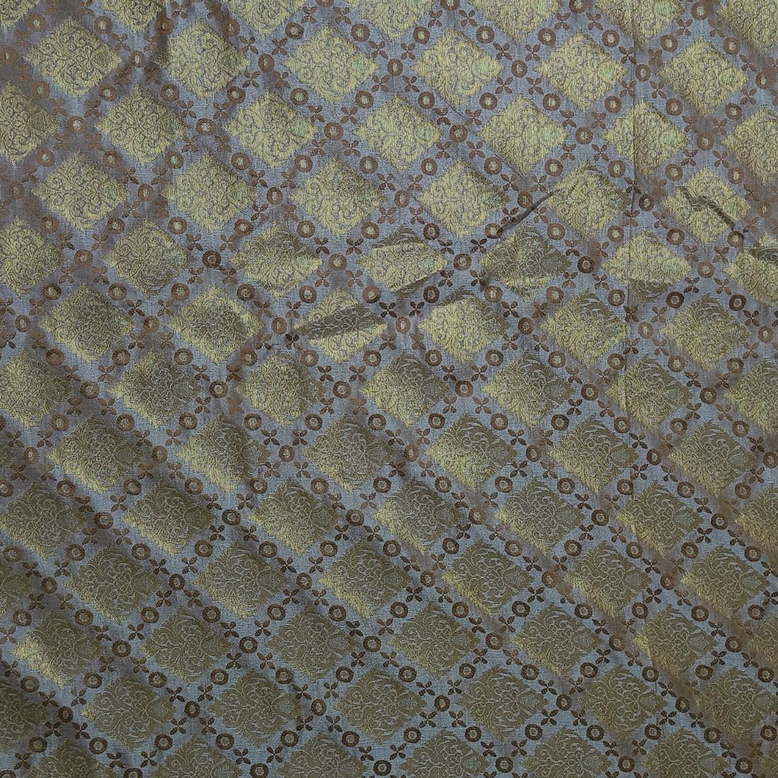 Dark Peach Brocades