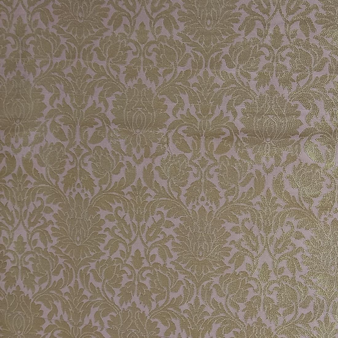 Peach & Gold Premium Quality Brocade