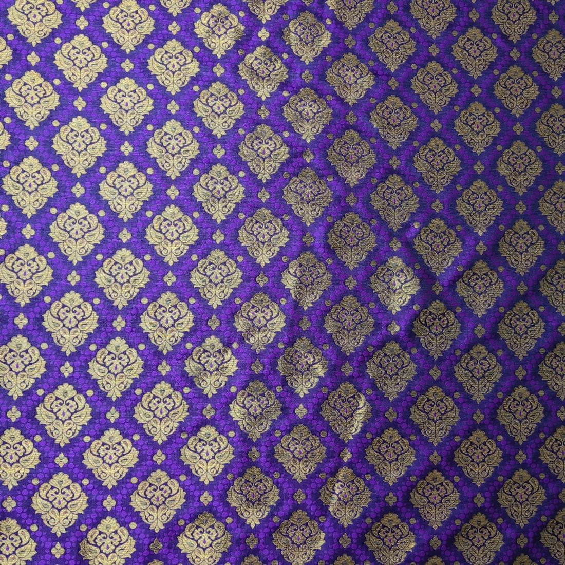 Purple Premium Quality Brocade