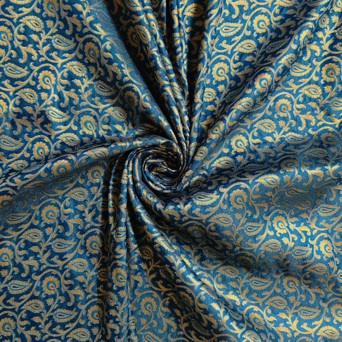 Turquoise Premium Quality Brocade