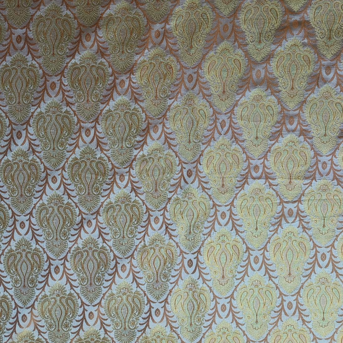 Orange Premium Quality Brocade