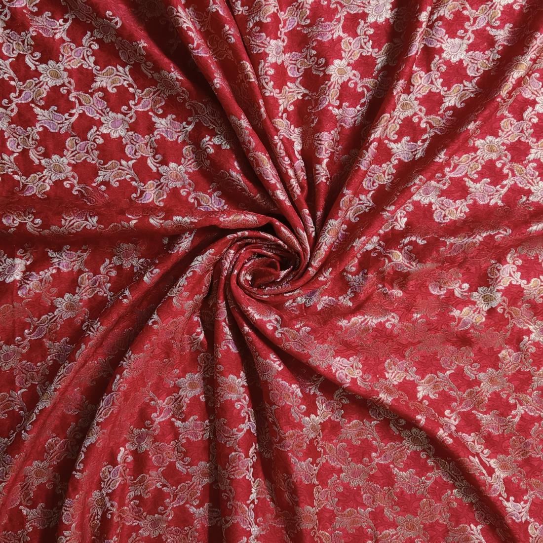 Red Premium Quality Brocade