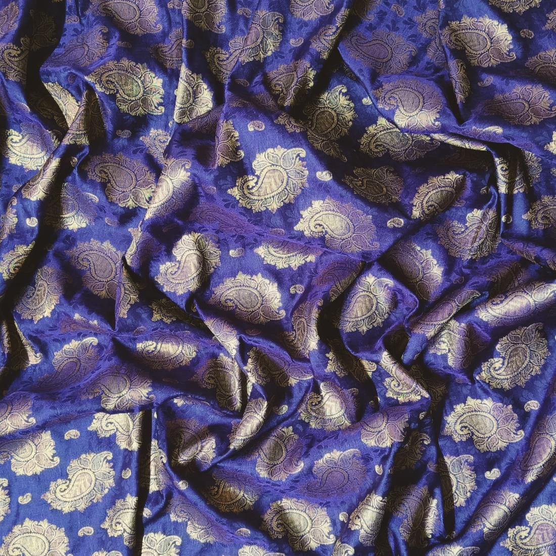 Purple Premium Quality Brocade