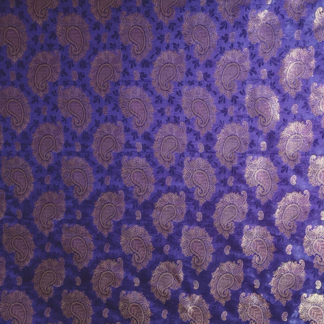Purple Premium Quality Brocade