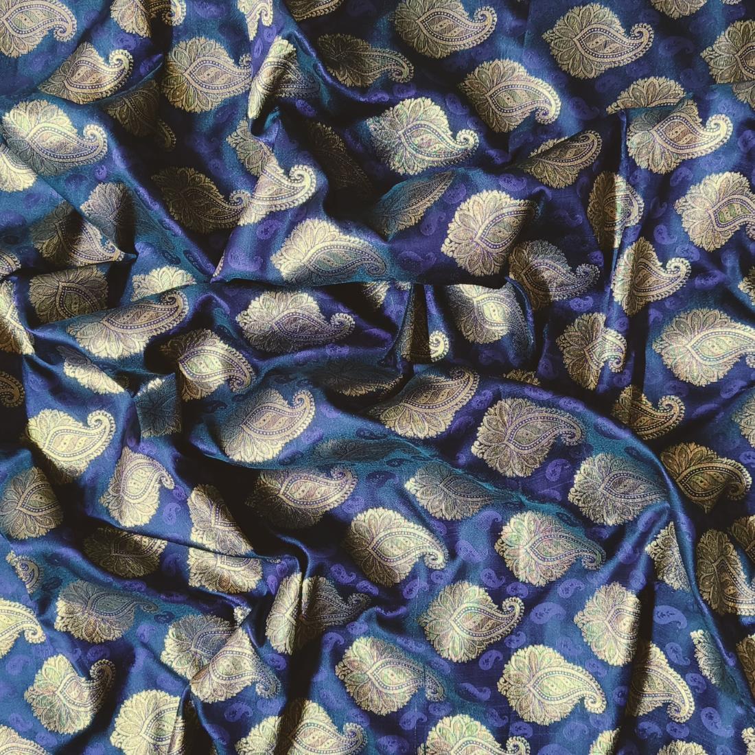 Aubergine Premium Quality Brocade