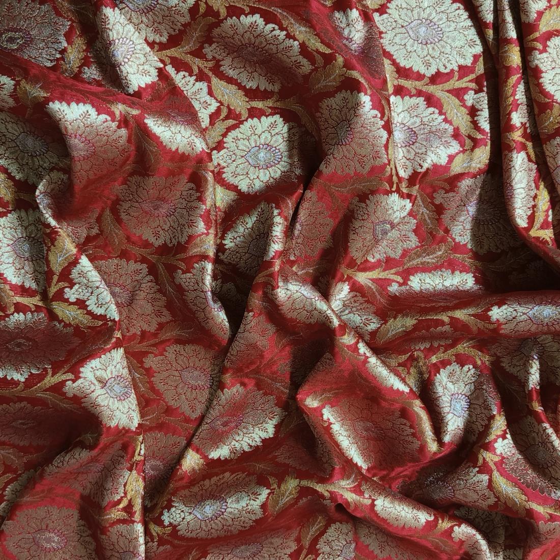 Red Premium Quality Brocade