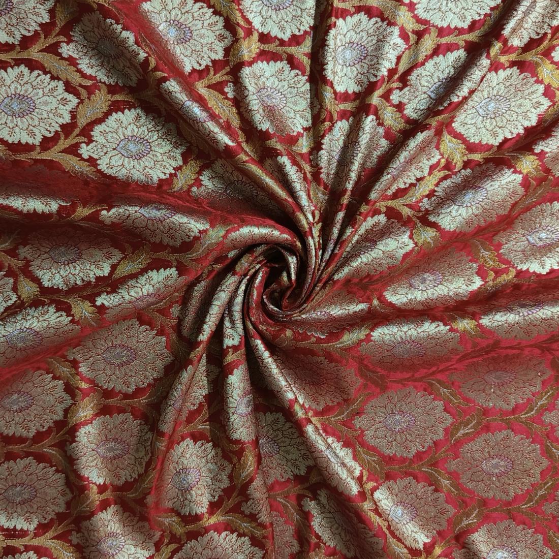 Red Premium Quality Brocade