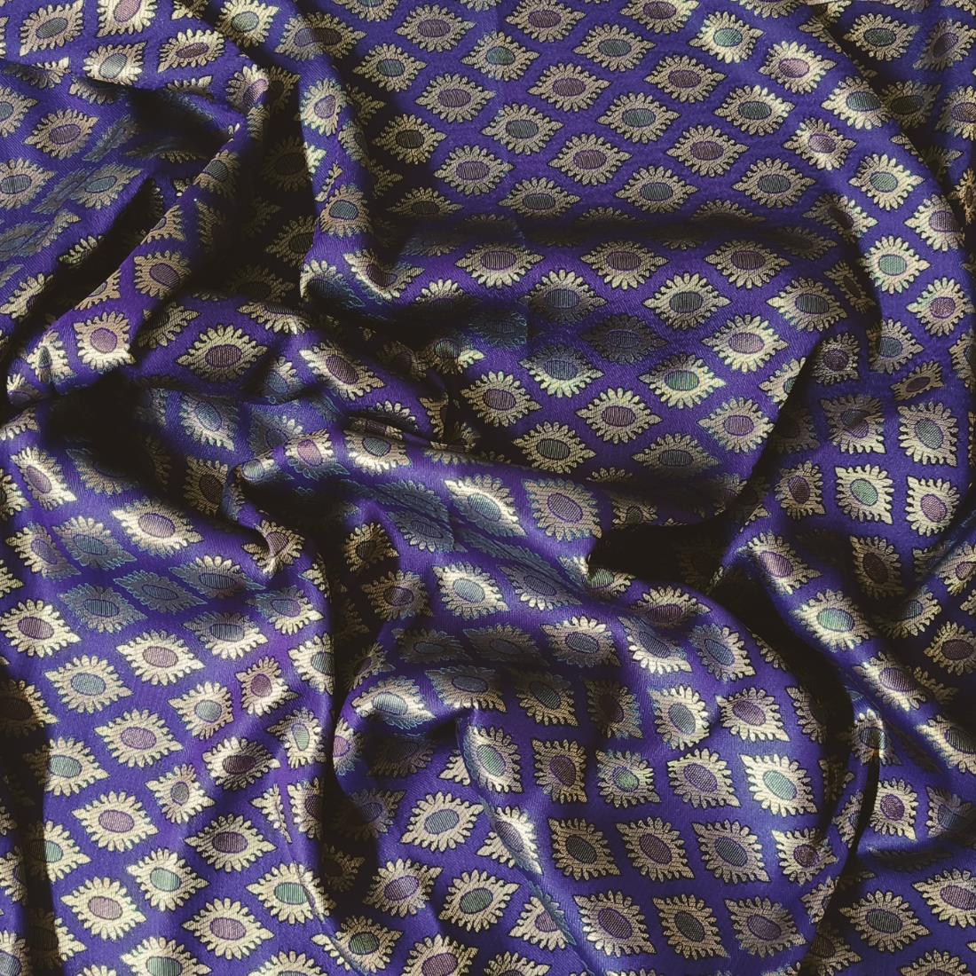 Purple Premium Quality Brocade