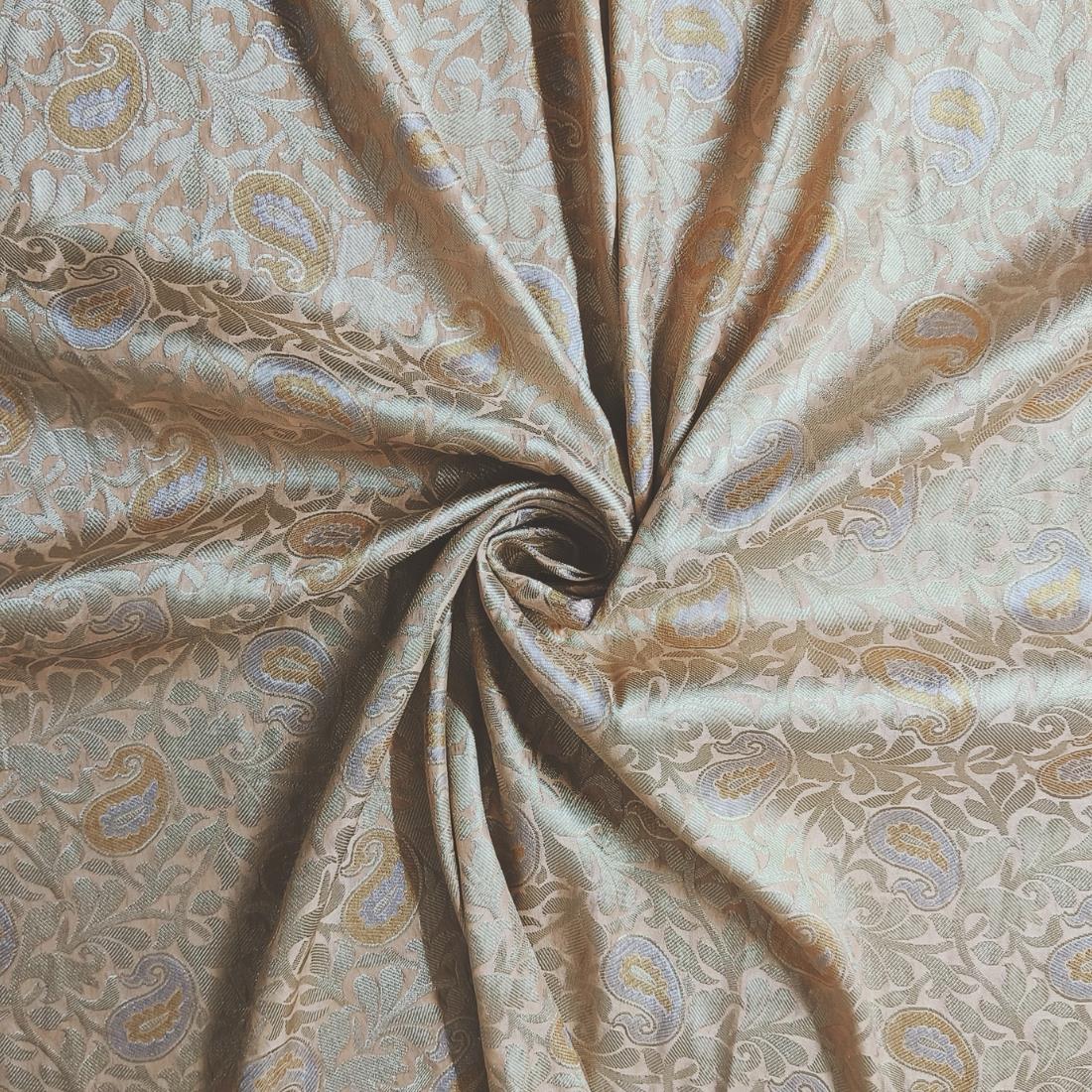 Peach Premium Quality Brocade