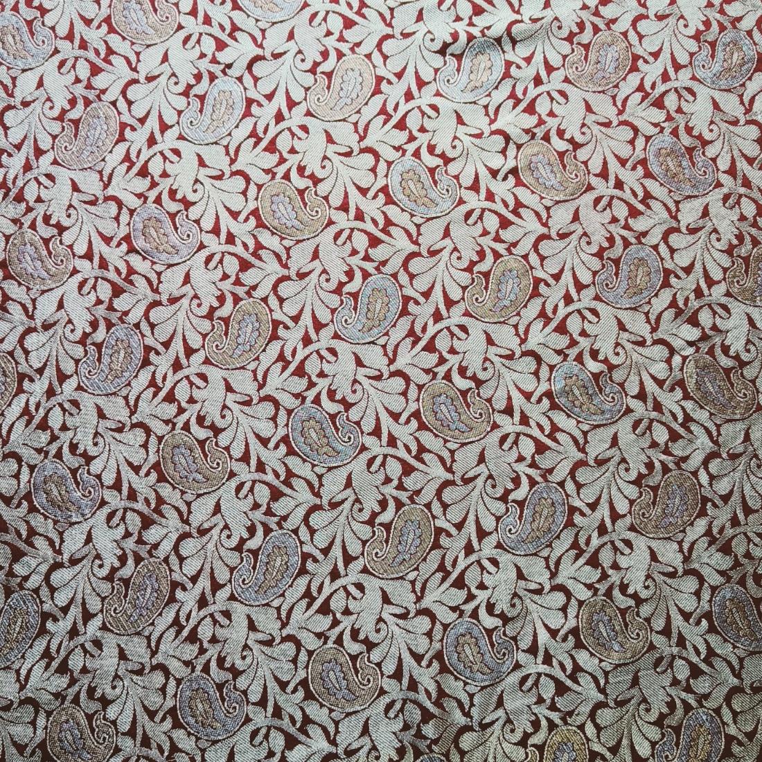 Maroon Premium Quality Brocade