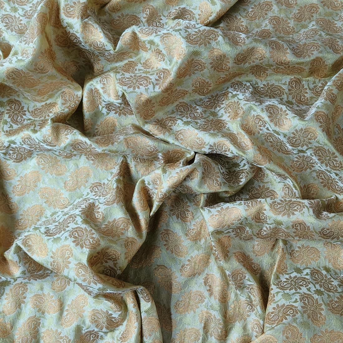 Lemon & Gold Premium Quality Brocade