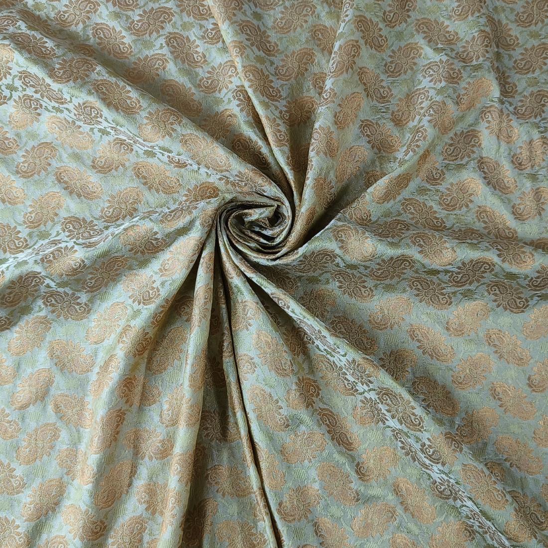 Lemon & Gold Premium Quality Brocade