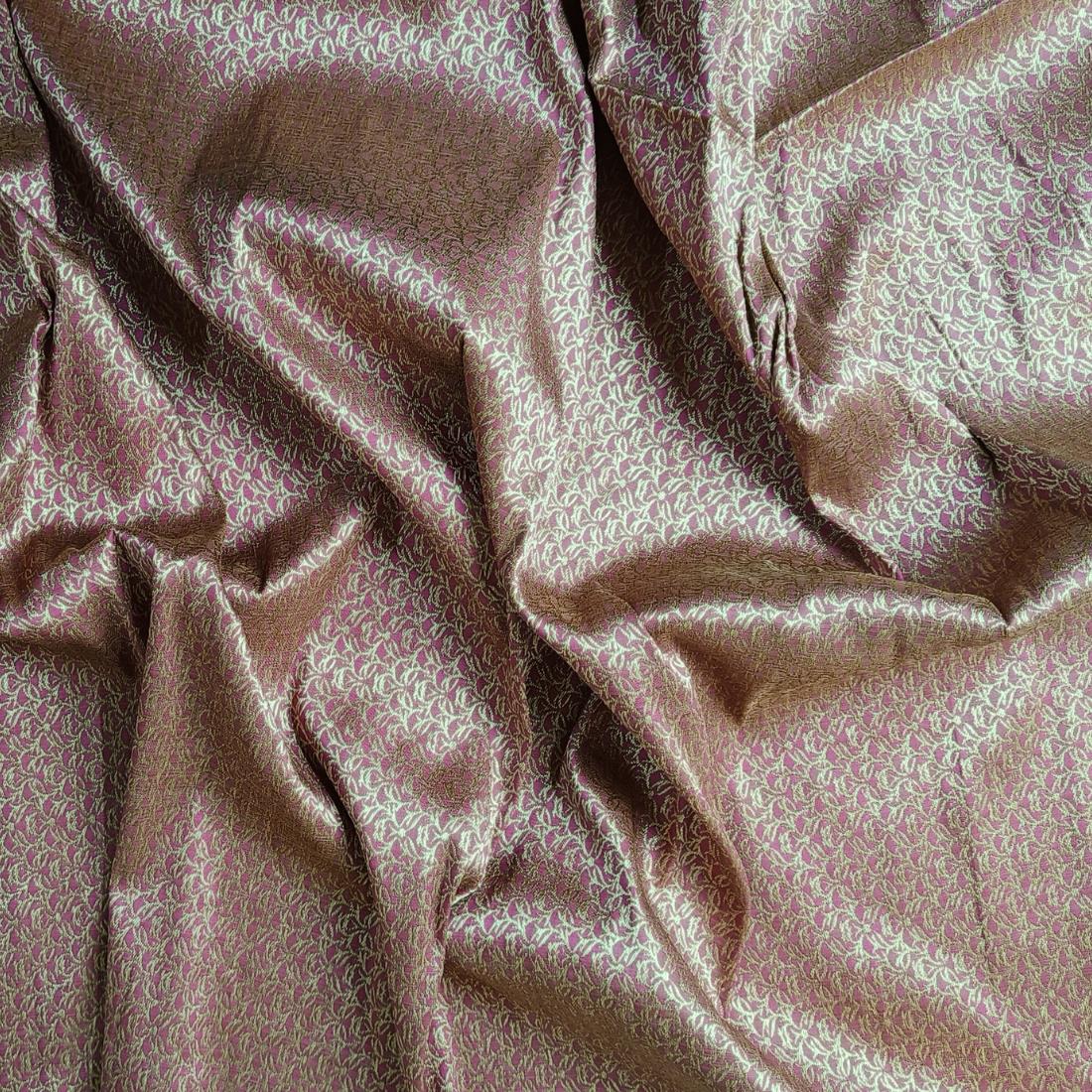 Dusky Pink Premium Quality Brocade