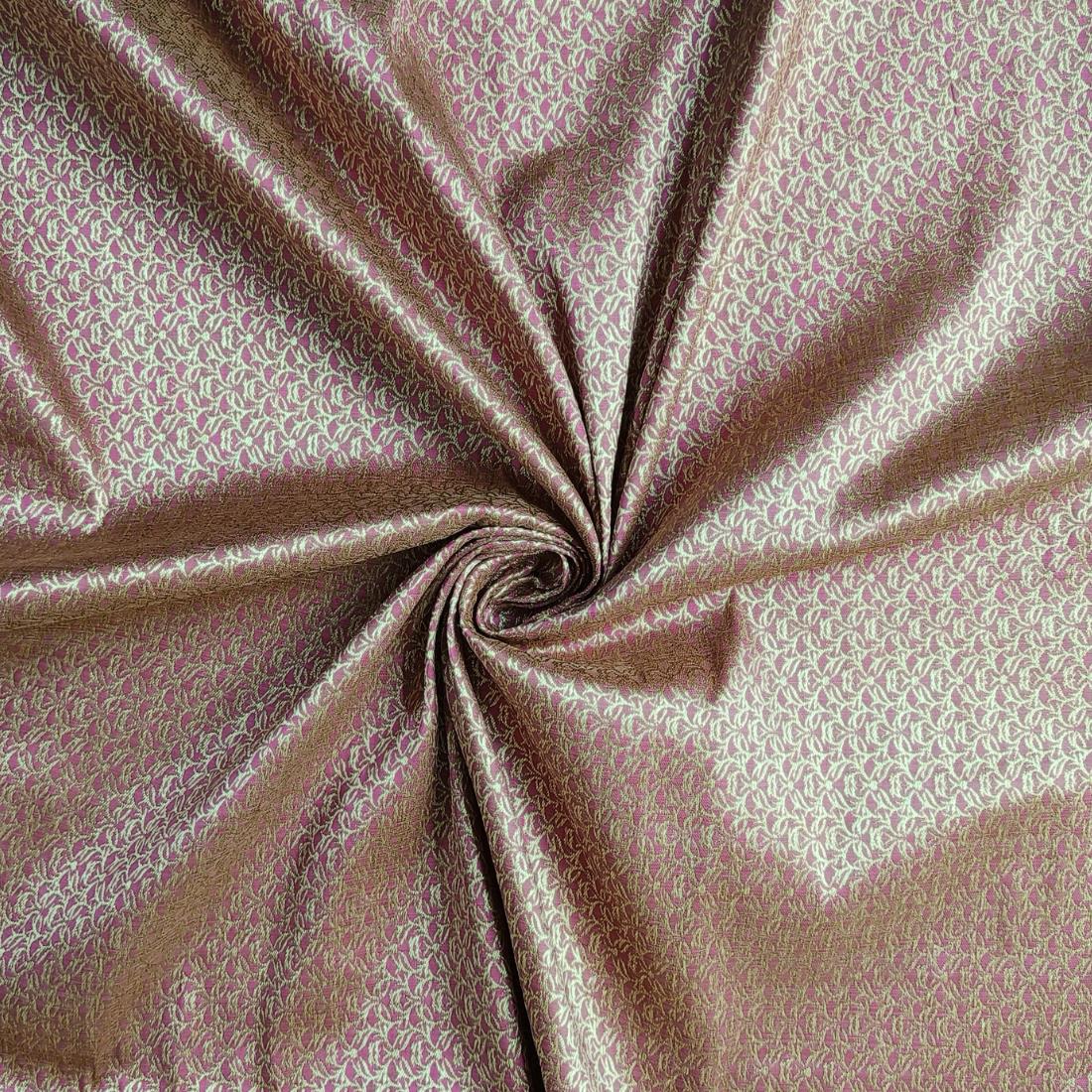 Dusky Pink Premium Quality Brocade