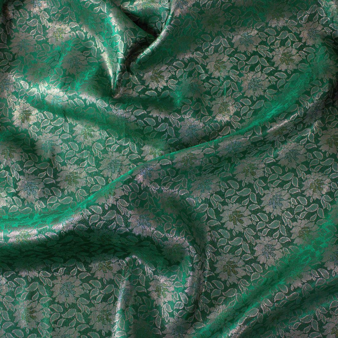 Emerald Green Premium Quality Brocade