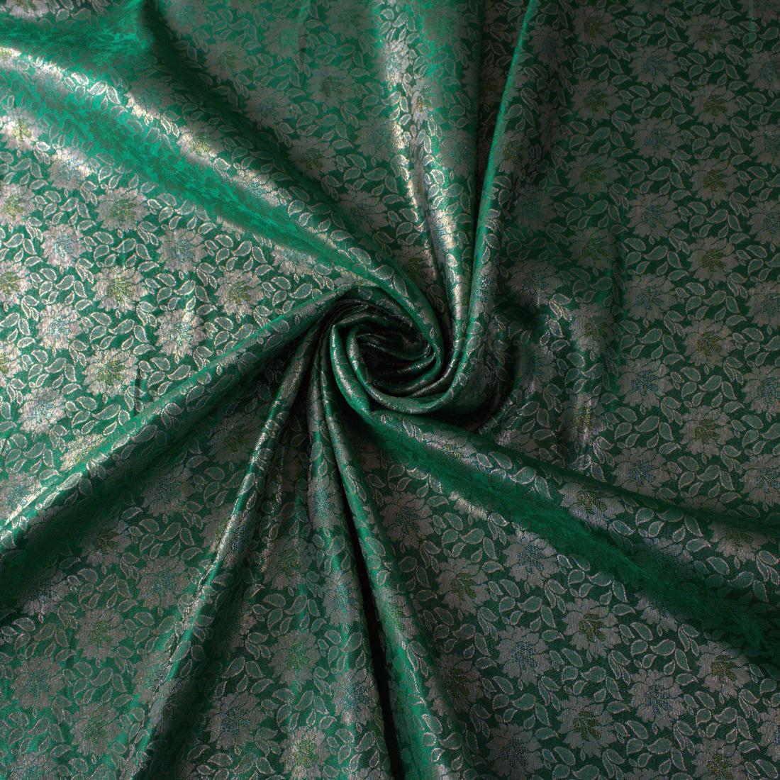 Emerald Green Premium Quality Brocade