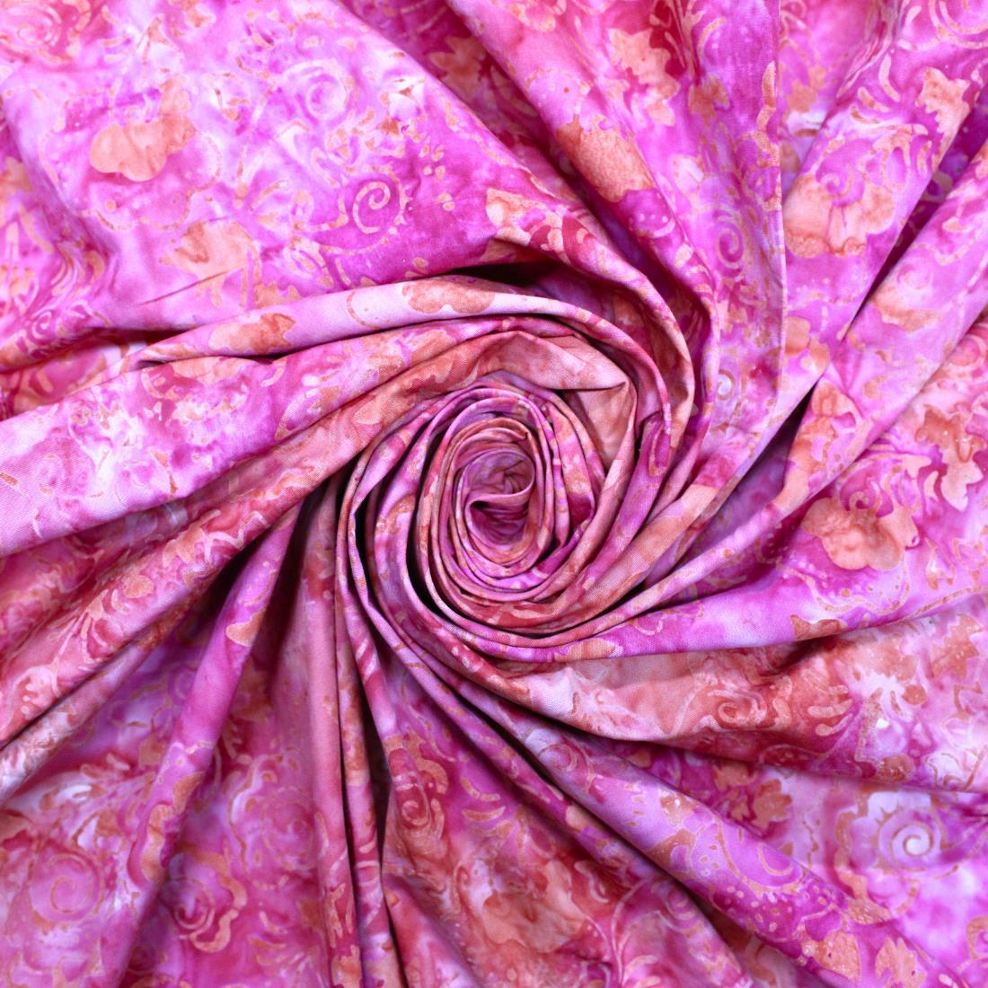 COL 1 Cotton Hand Printed Butterfly Design Bali Batik