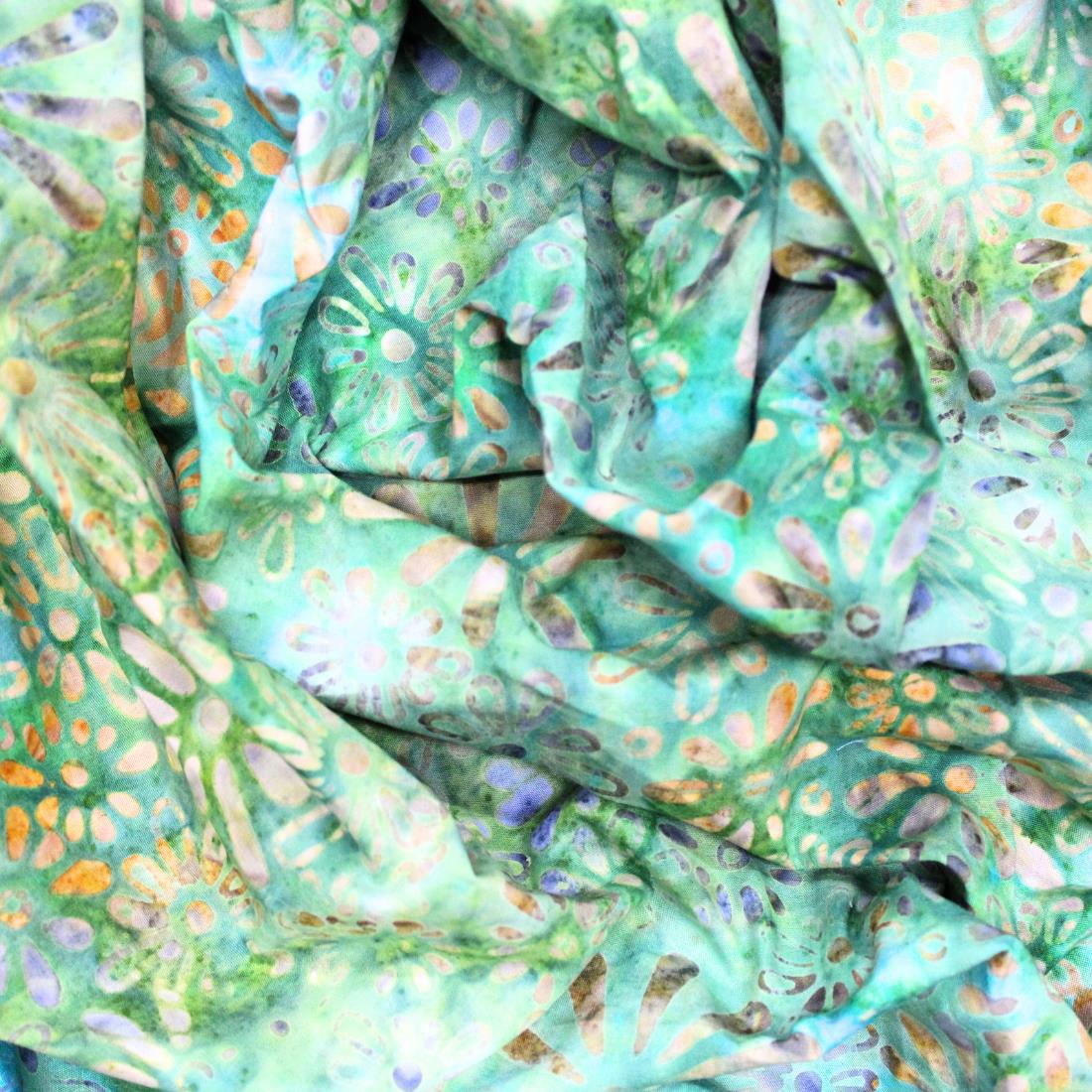 COL 1 Cotton Hand Printed Butterfly Design Bali Batik