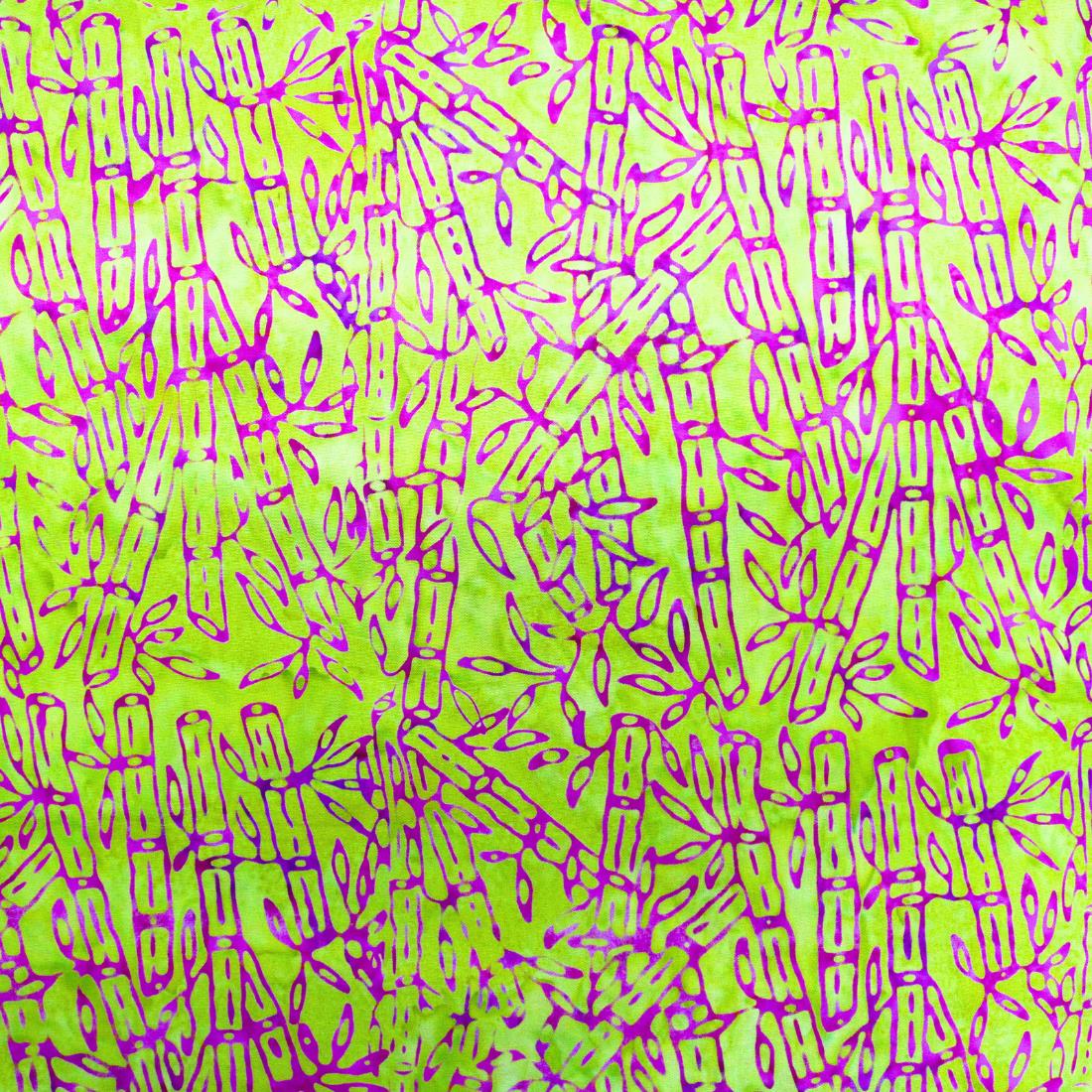 COL 1 Cotton Hand Printed Butterfly Design Bali Batik