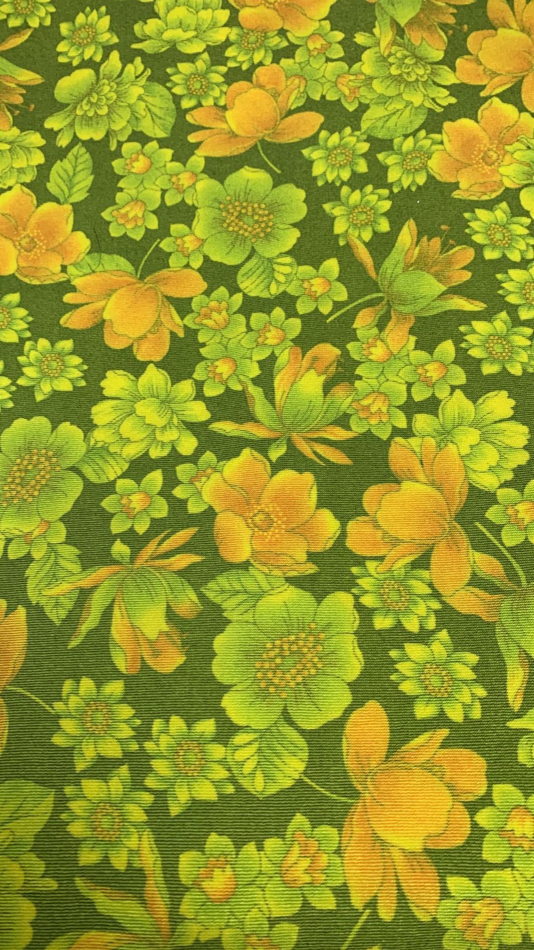 Green Printed Jersey Fabric 52” Wide