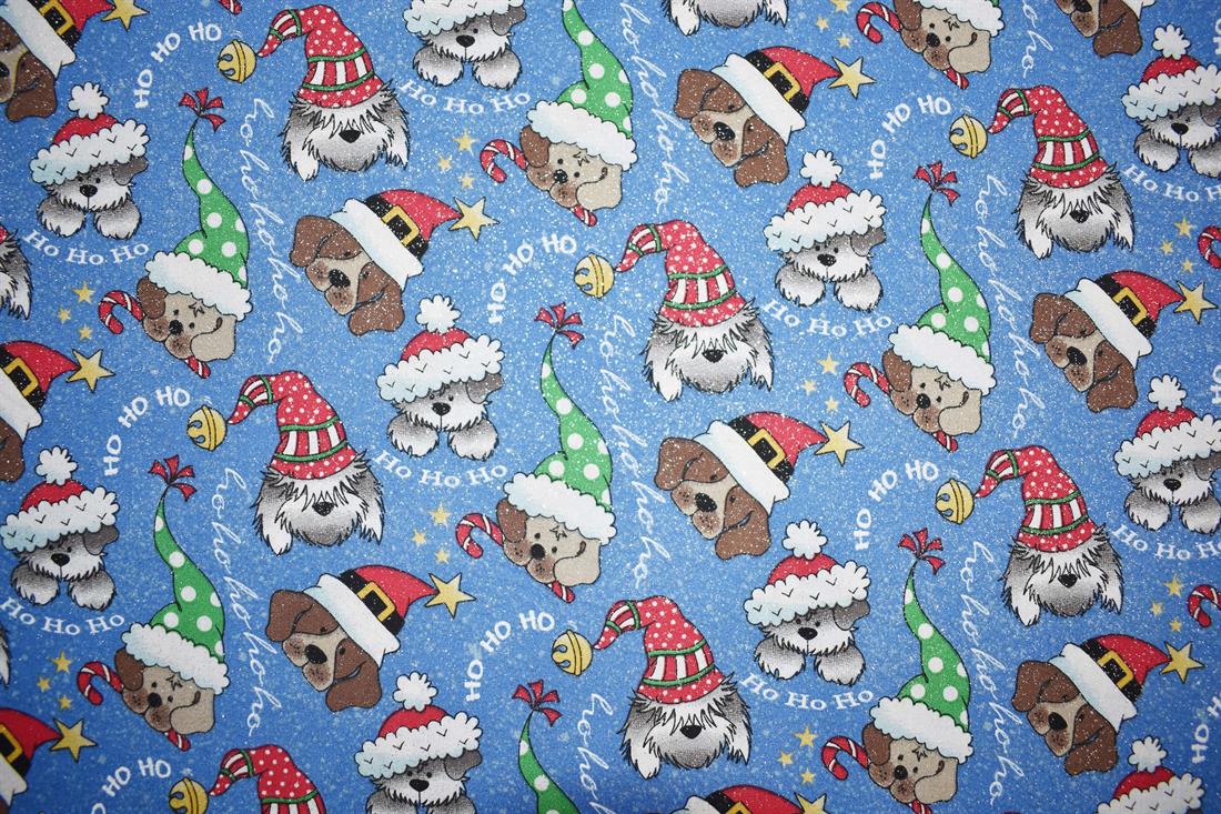 Blue Printed Cotton Fabrics