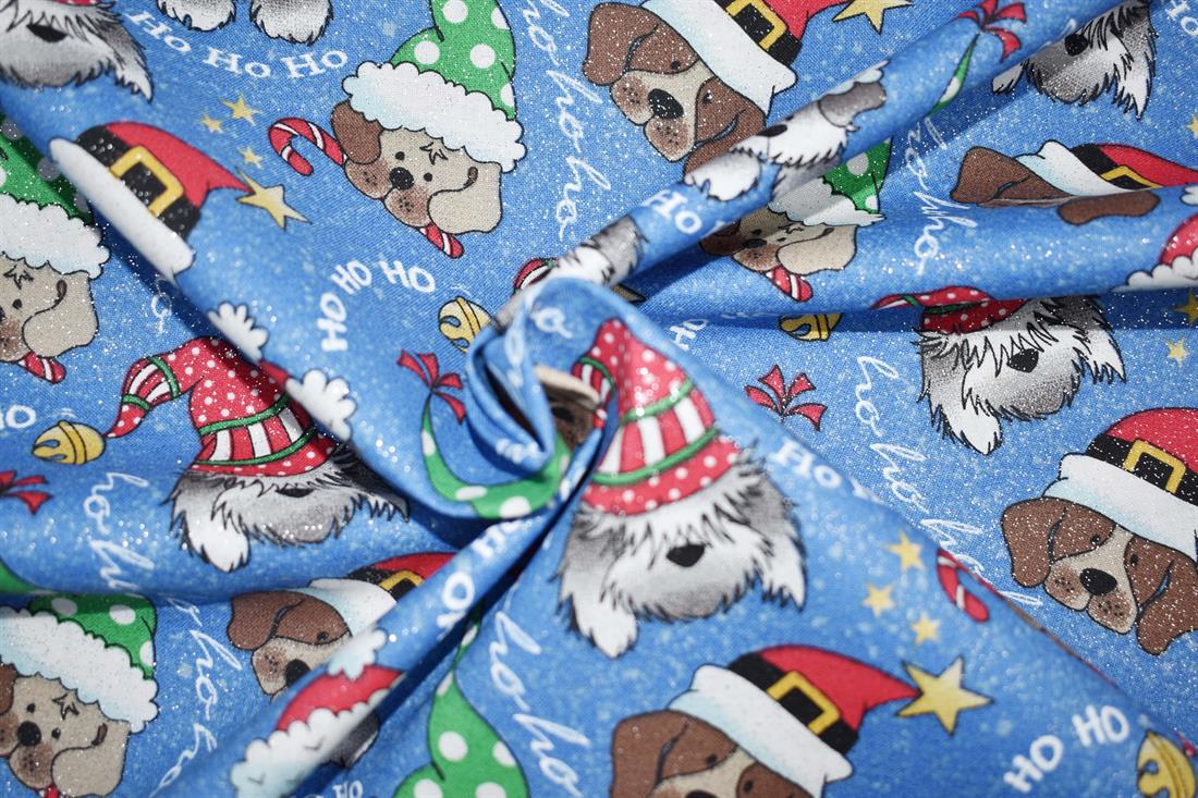 Blue Printed Cotton Fabrics