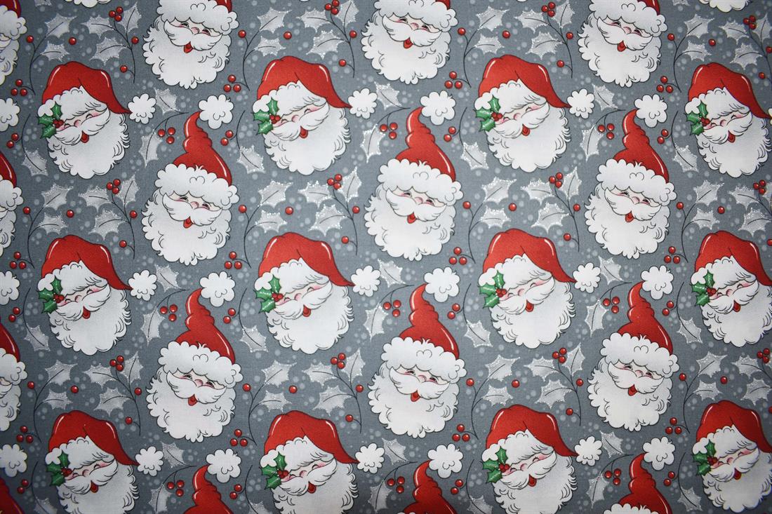 Grey Printed Cotton Fabrics