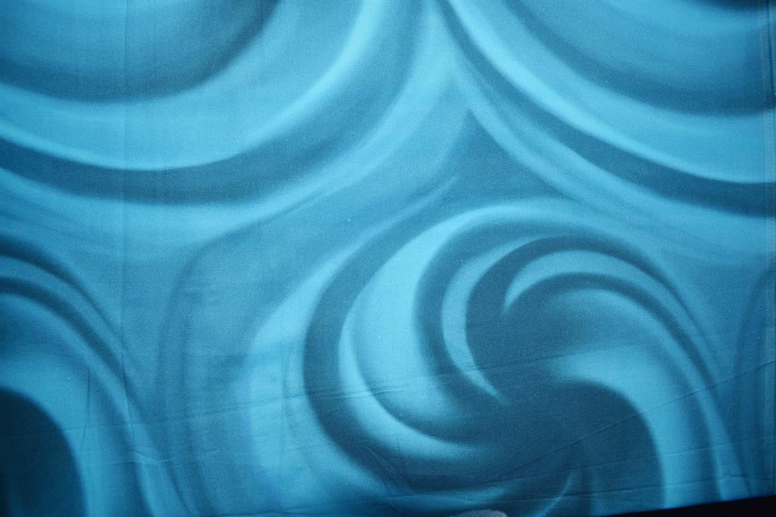 Blue Printed Cotton Fabrics