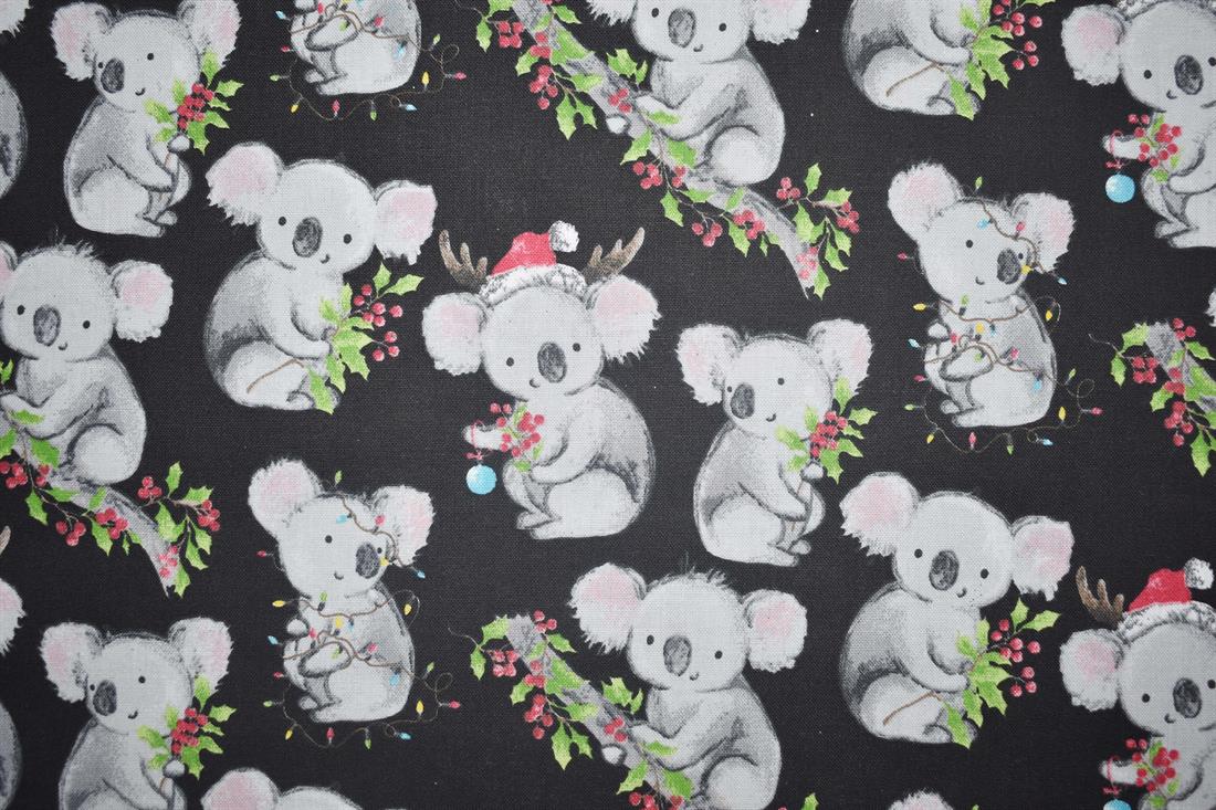 Black Printed Cotton Fabrics