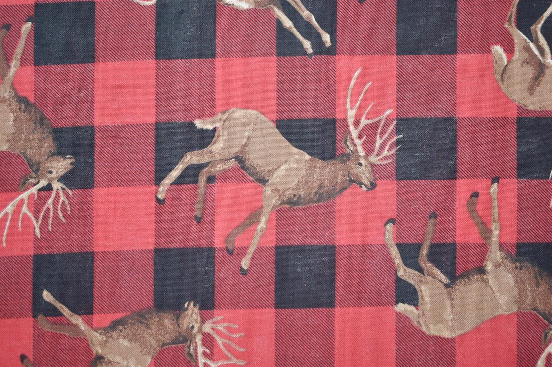 Red Printed Cotton Fabrics
