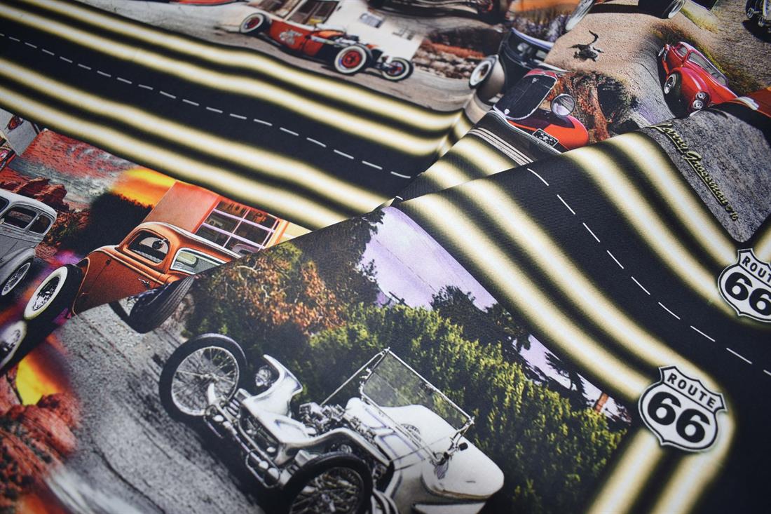 Black Printed Cotton Fabrics