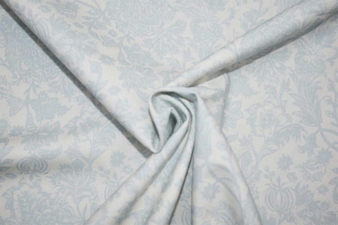 Cream Printed Craft Cotton Poplin Fabric Quilting Patchwork