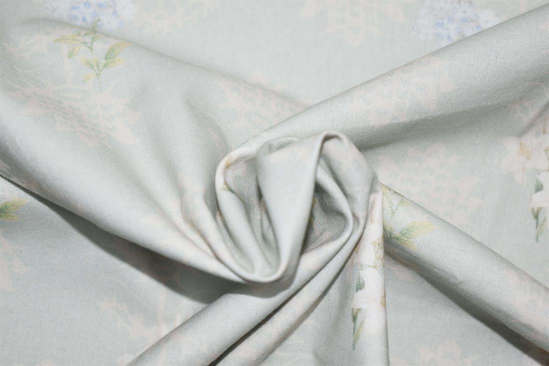Mint Printed Craft Cotton Poplin Fabric Quilting Patchwork