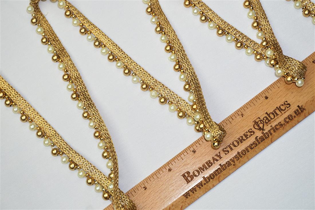 Gold Indian Vintage Style Lace