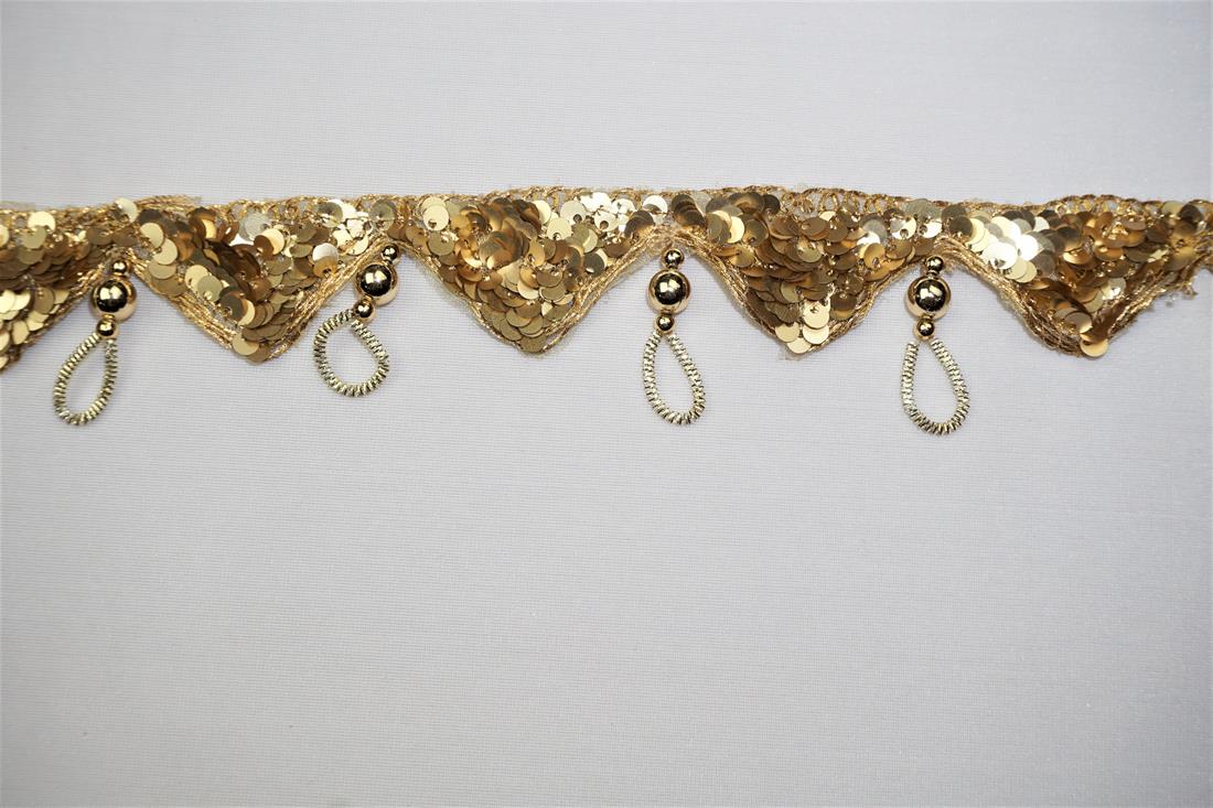 Gold Indian Vintage Style Lace