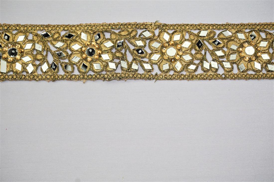Gold Indian Vintage Style Lace