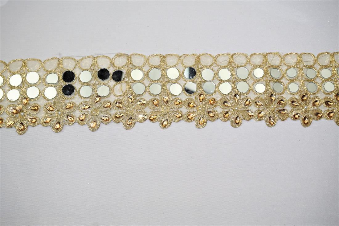 Gold Indian Vintage Style Lace