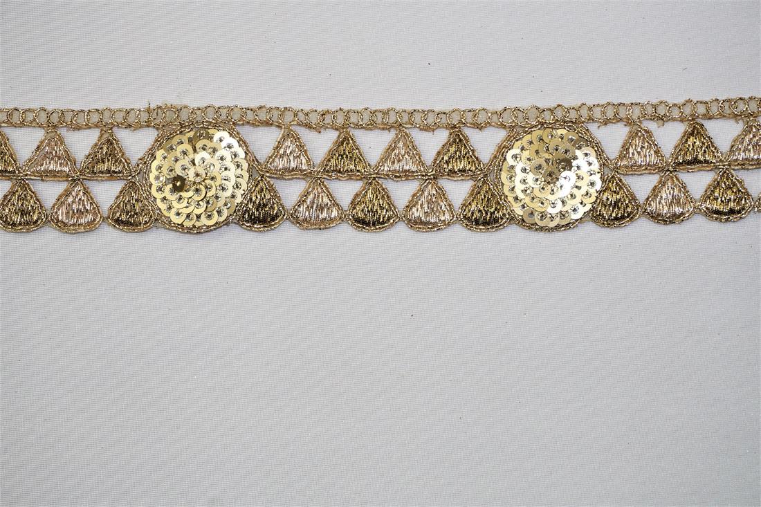 Gold Indian Vintage Style Lace